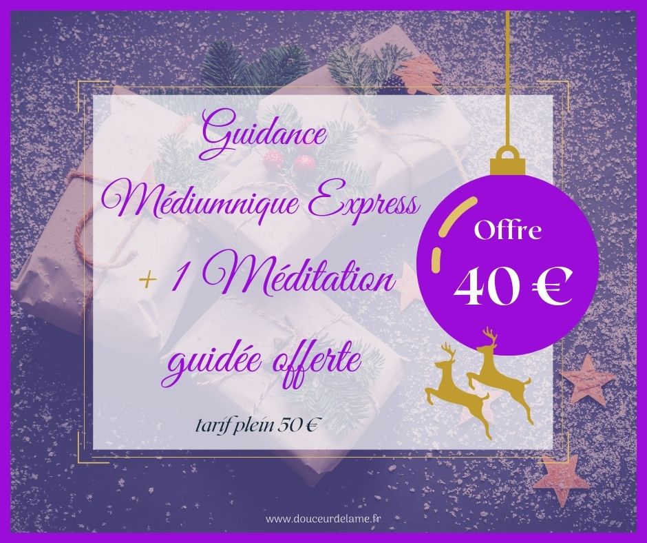 guidance médiumnique express, méditation guidée
