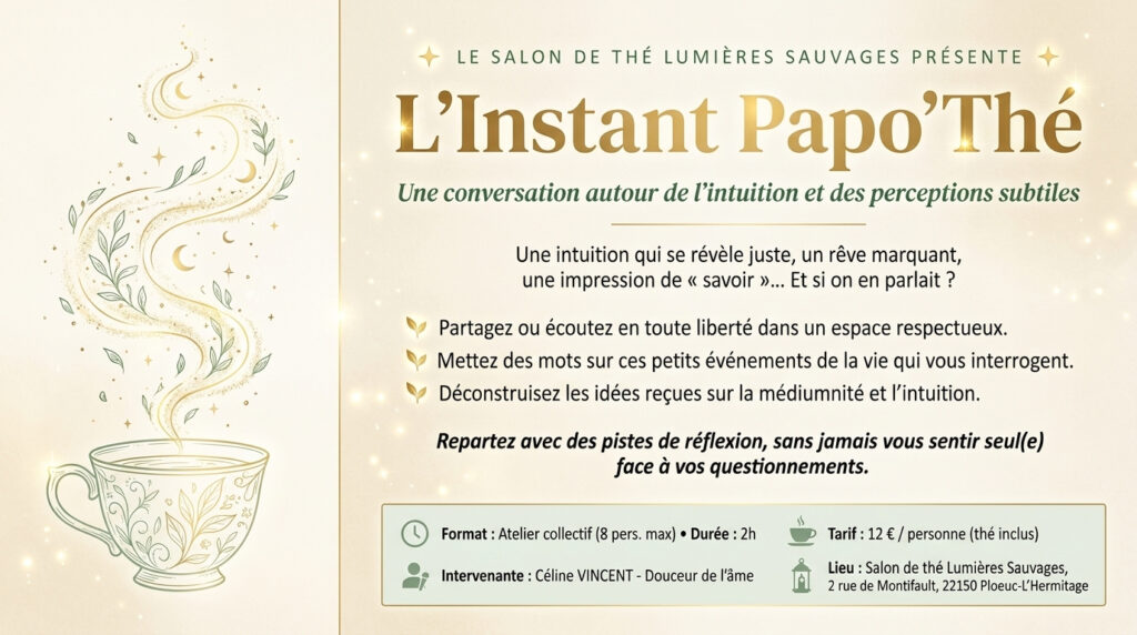 Instant Papo'thé, discussion autour de l'intuition